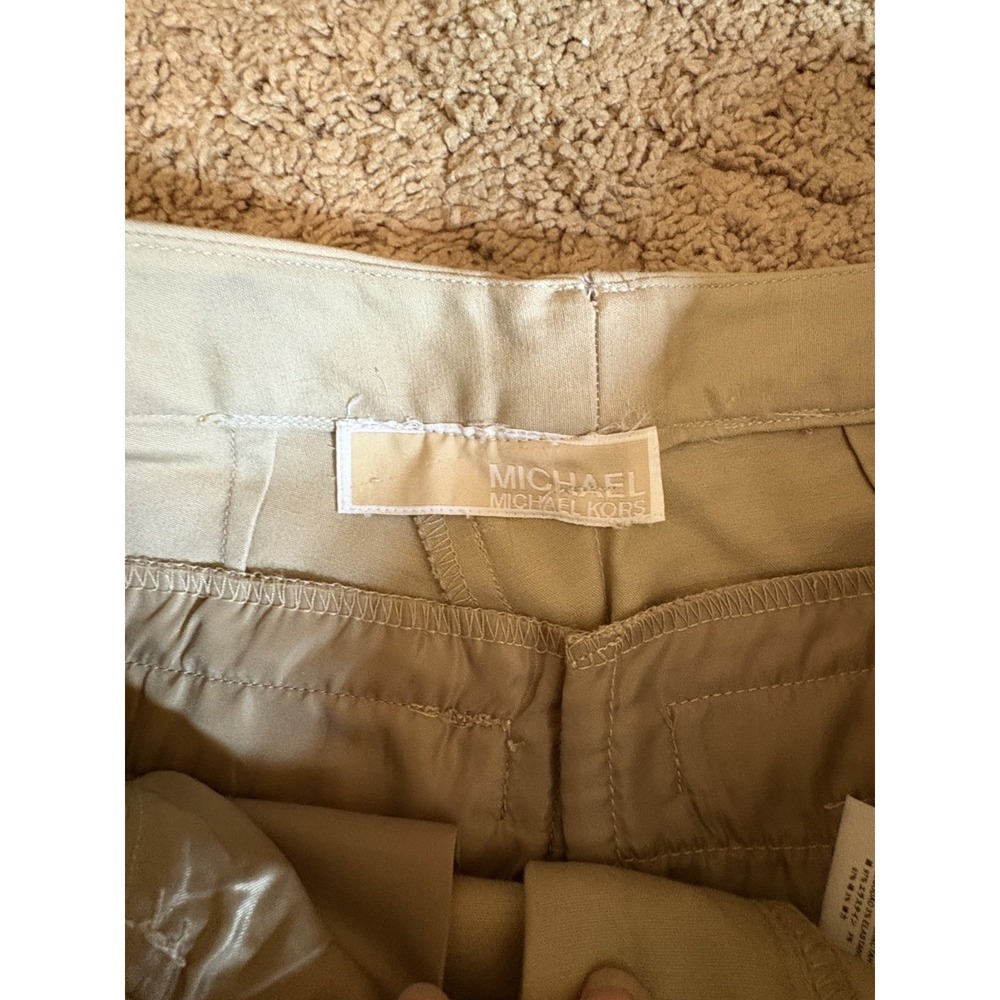 Michael Kors Slim Fit Brown‎ Chino Pants Women's Size 6 Skinny Leg Professional - Picture 4 of 12